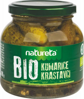 Krastavci delikatesni bio 280g Natureta