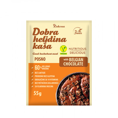 Dobra heljdina kaša sa Belgijskom cokoladom 55g