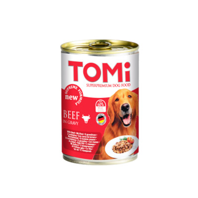 Hrana za pse govedina 400g Tomi