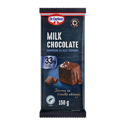 Dr oetker mliječna čokolada 150g