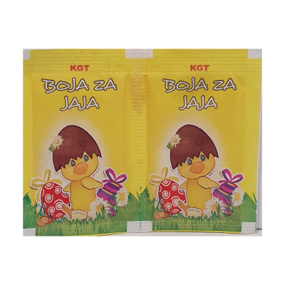Boja za jaja-žuta KGT