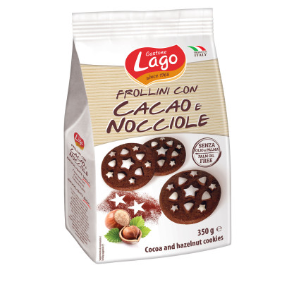 Frollini keksići sa lješnikom 320 g Lago