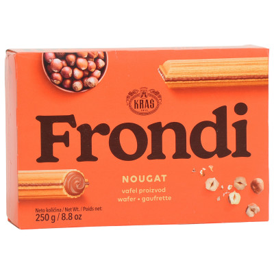 Frondi vafel nougat 250g Kraš