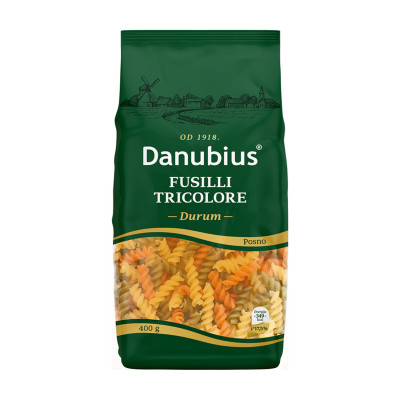 Fusili tricolore 400g Danubius