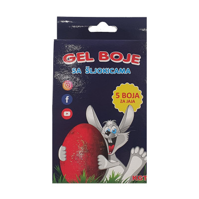 Gel boja sa šljokicama  KGT