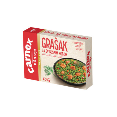 Grašak sa svinjskim mesom 400 g Folija Carnex