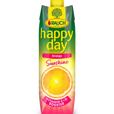 Happy day sunshine pomorandža brik 1l