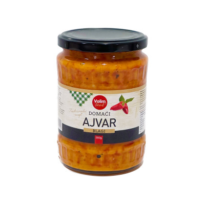 Domaći ajvar blagi 550g Volim