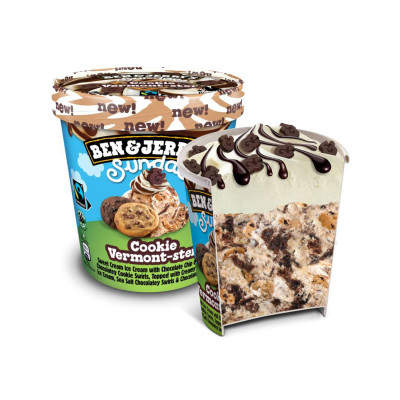 Sladoled sundae cookie vermont-ster 427 ml Ben&Jerry