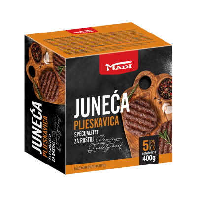 Juneće Pljeskavice 400g Madi