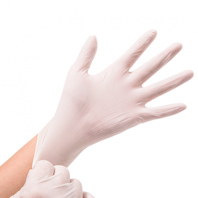 Rukavice lateks 100 kom s-m Perex