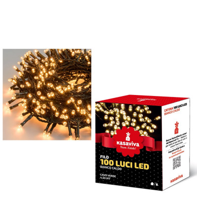 Lampice  led 100 bijelo Kasaviva