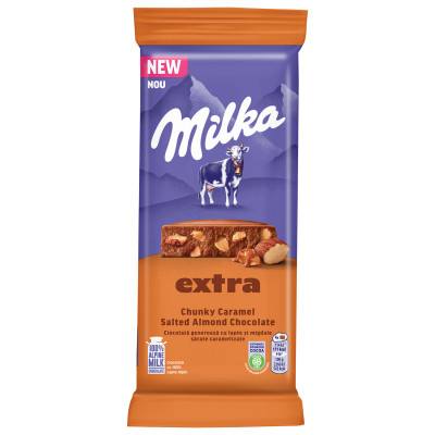 Milka Extra Almond Caramel 190g