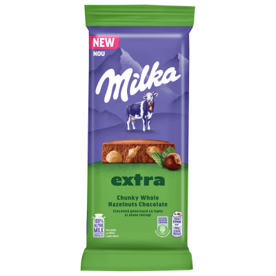 Milka Extra Whole Nuts 190g