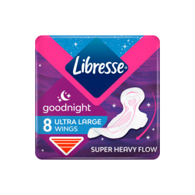 Noćni higijenski ulošci 8 komada Libresse