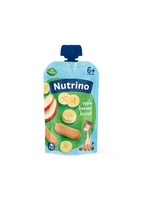 Nutrino pire jabuka banana sa keksom 190g