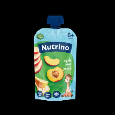 Vocni pire jabuka-kruška-breskva 100g Nutrino