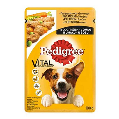 Pedigree kesica piletina i povrce 100g