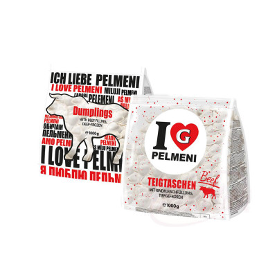 Pelmeni (knedle) sa goveđim mesom I love 1000g