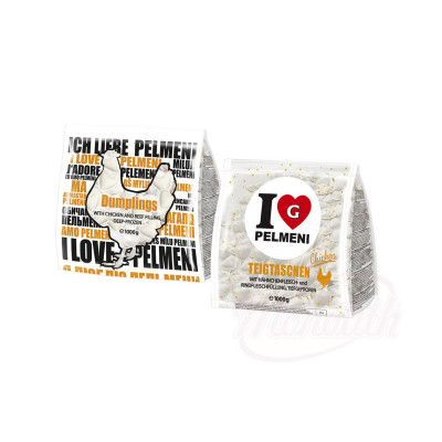 Pelmeni (knedle) sa pilećim i goveđim mesom I love 1000g