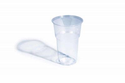 Čaše plasticne 550 cc funs 25 kom transparent