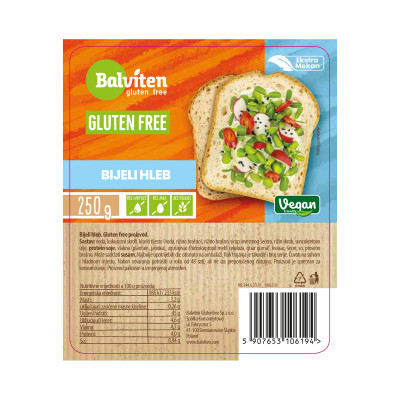 Royal bijeli hljeb bez glutena 250g Balviten