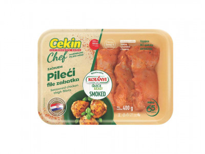 Zacinjeni pileci file zabatka(svježe) 400g Cekin