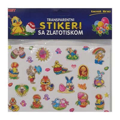 Stiker transparent 11.5x16.5 - 556 KGT