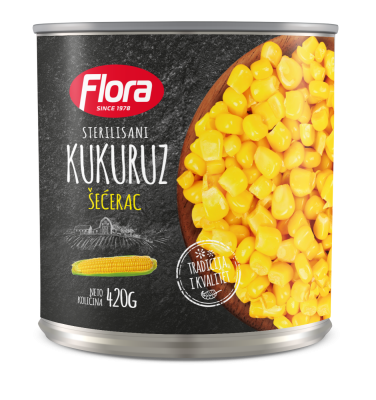 Kukuruz šećerac 420 g Flora