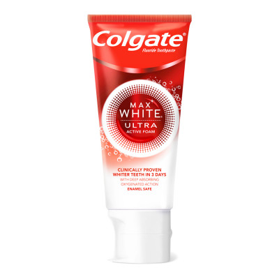 Zubna pasta max white ultra active foam 50 ml Colgate