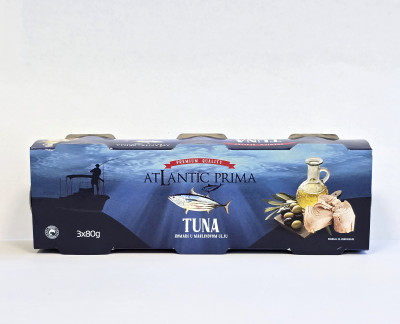 Tuna komadi u maslinovom ulju 3x80 g Atlantic Prima