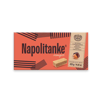 Napolitanke nugat 420g Kraš