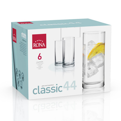 Čaša za vodu/sok kristal classic 440ml 6/1 Rona